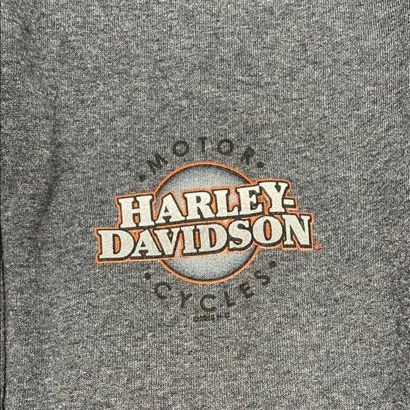 Harley-Davidson Genuine Motorcycles Zip Up Sweatshirt Fort Myers Florida XL - Picture 2 of 11